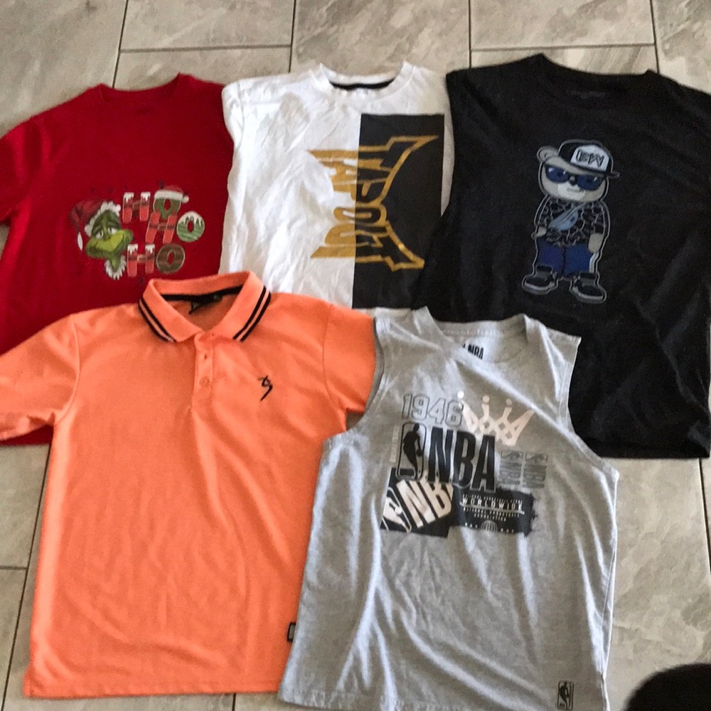 BOYS- Tops Variety Pack | Bundle of Five Pieces | 10 +